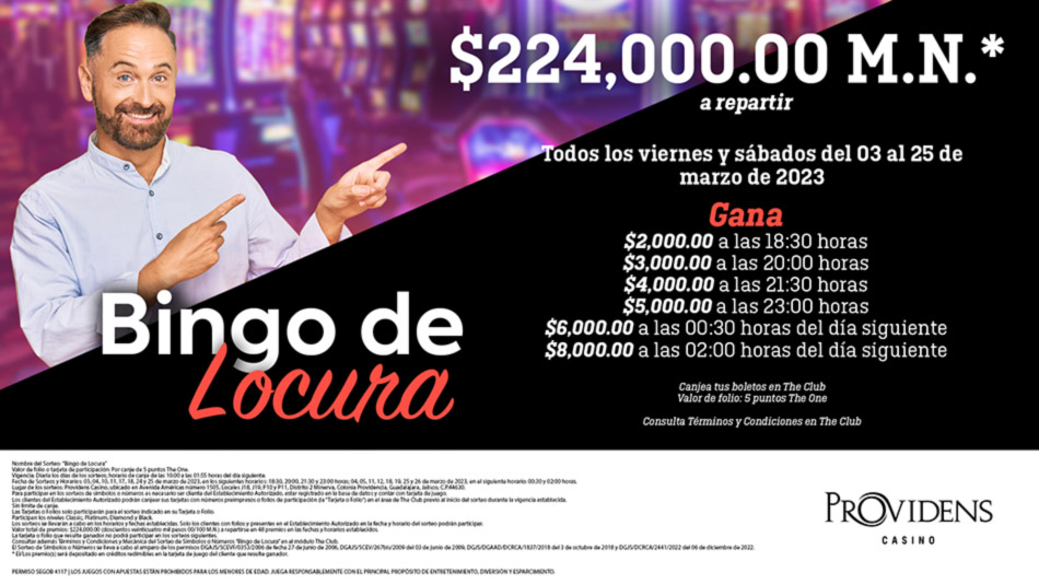 Bingo de Locura