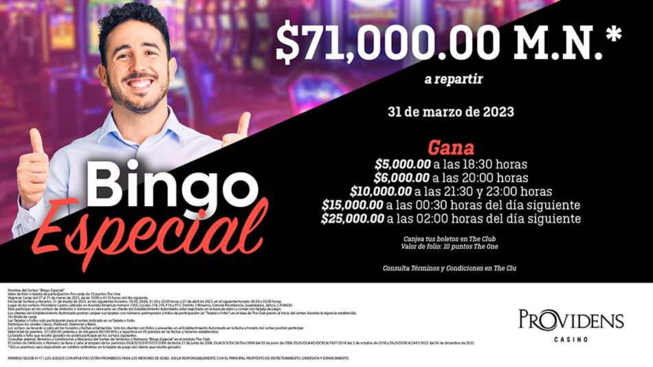 BINGO ESPECIAL