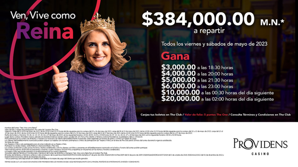 Ven, Vive como Reina