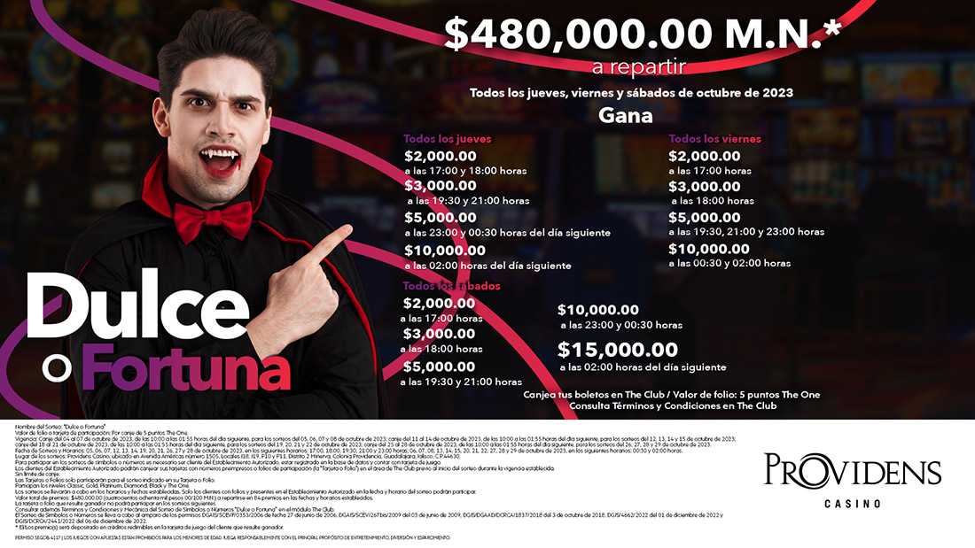 Sorteo DULCE O FORTUNA
